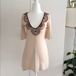 Nanette Lepore Embellished Sweater Tunic